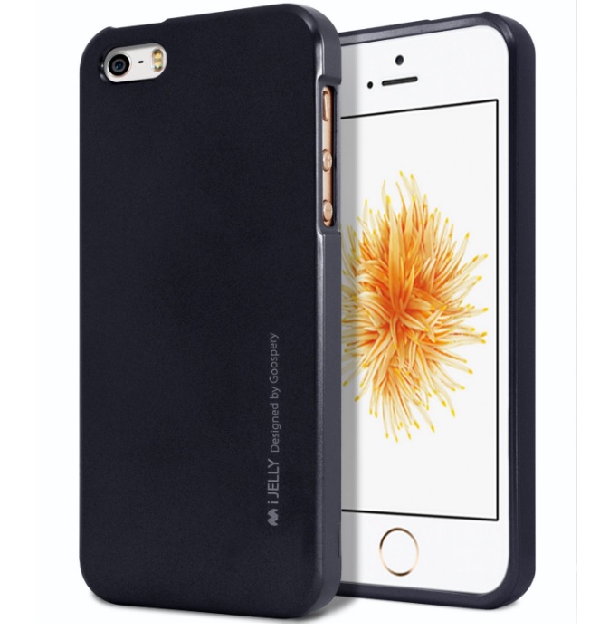 Ochranný obal  MERCURY iJELLY METAL Apple iPhone 11 PRO - čierne